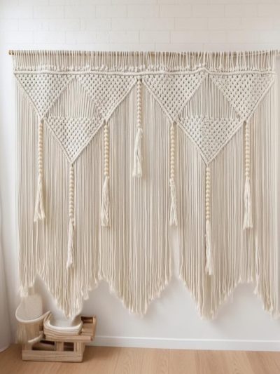 Large Panel Macrame Wall Hanging