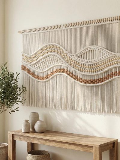 Wave Macrame Wall Hanging