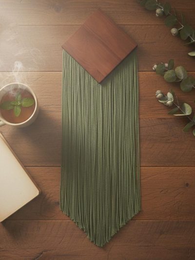 Green Fiber Wall Hanging