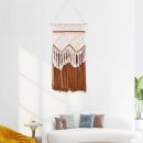 Rust Fringe Macrame Wall Hanging