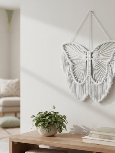 Butterfly Macrame Wall Hanging