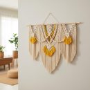 Yellow Tassel Macrame Wall Hanging